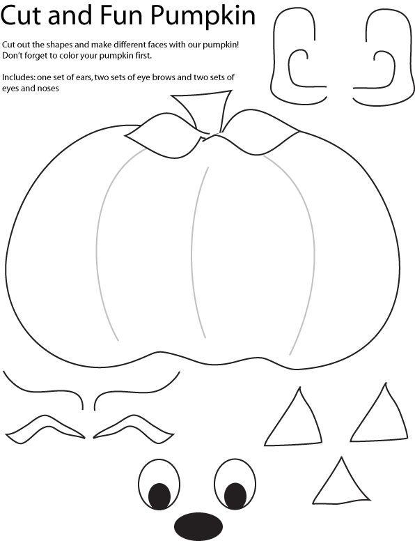 Free Printable Halloween Craft Templates