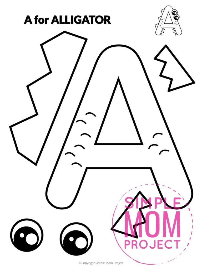 Free Printable Letter A Craft Template Artofit
