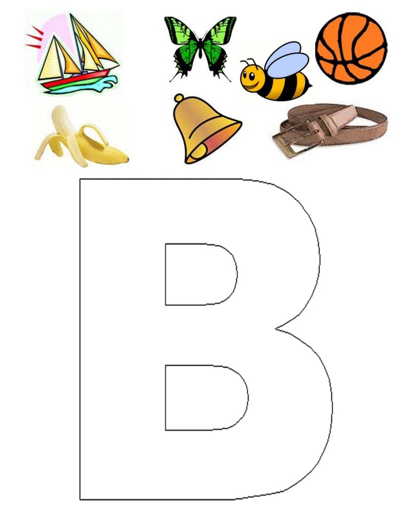 Free Printable Letter B Craft Template Artofit