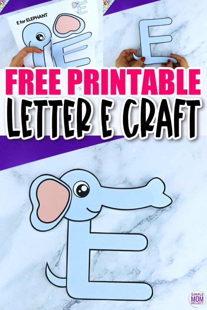 Free Printable Letter E Craft Template Letter E Craft Free Printable 