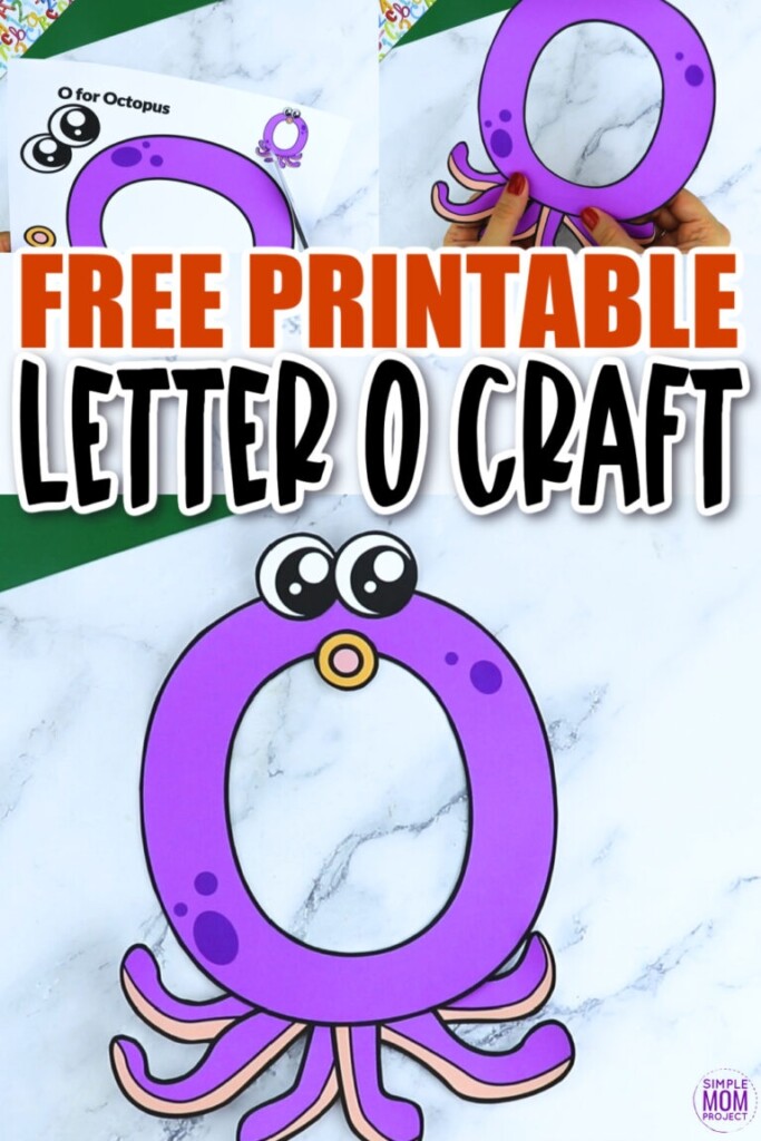 Free Printable Letter O Craft Template Simple Mom Project