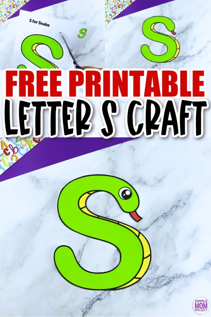 Free Printable Letter S Craft Template Simple Mom Project