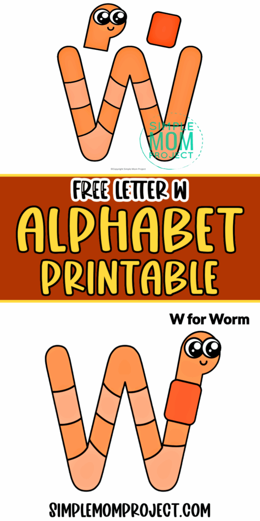 Free Printable Letter W Alphabet Craft For Toddlers Preschoolers Artofit
