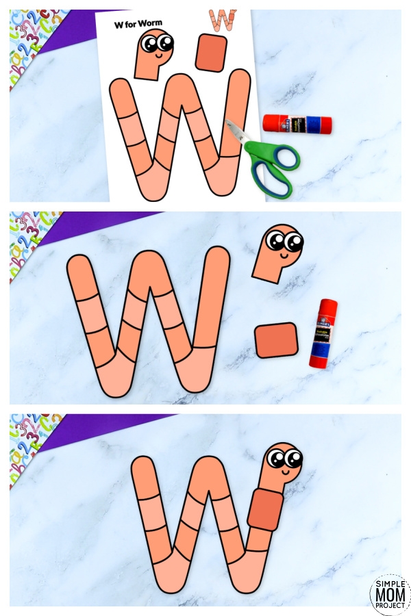 Free Printable Letter W Craft Template Simple Mom Project