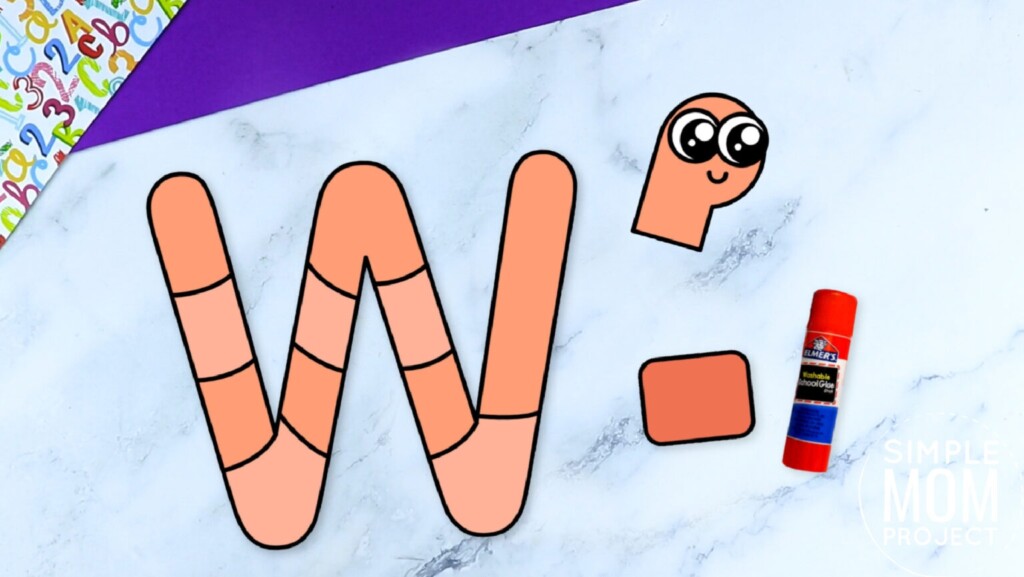 Free Printable Letter W Craft Template Simple Mom Project
