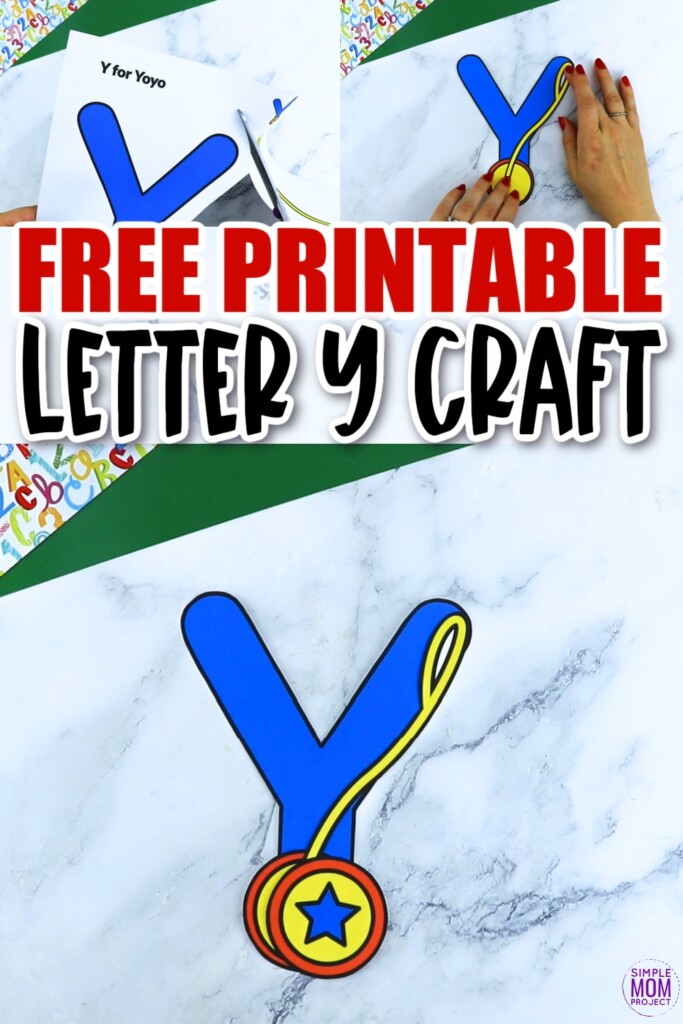 Free Printable Letter Y Craft Template Simple Mom Project