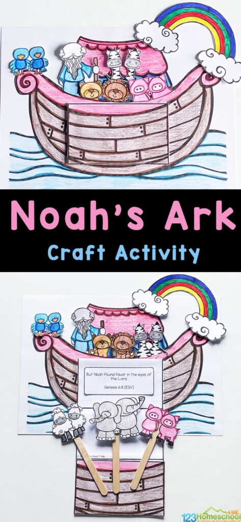  FREE Printable Noah 39 s Ark Craft For Kids