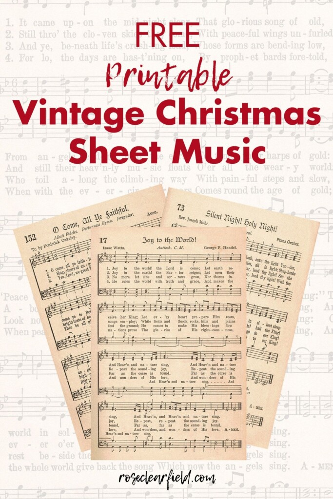 Free Printable Sheet Music For Crafts Free Printable Templates