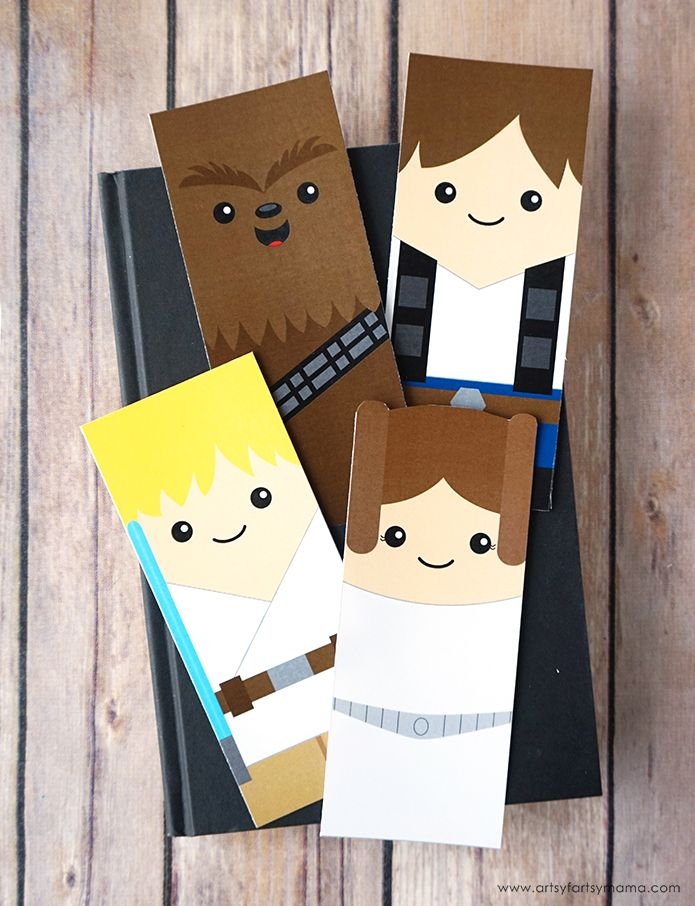 Free Printable Star Wars Bookmarks Star Wars Kids Crafts Star Wars 
