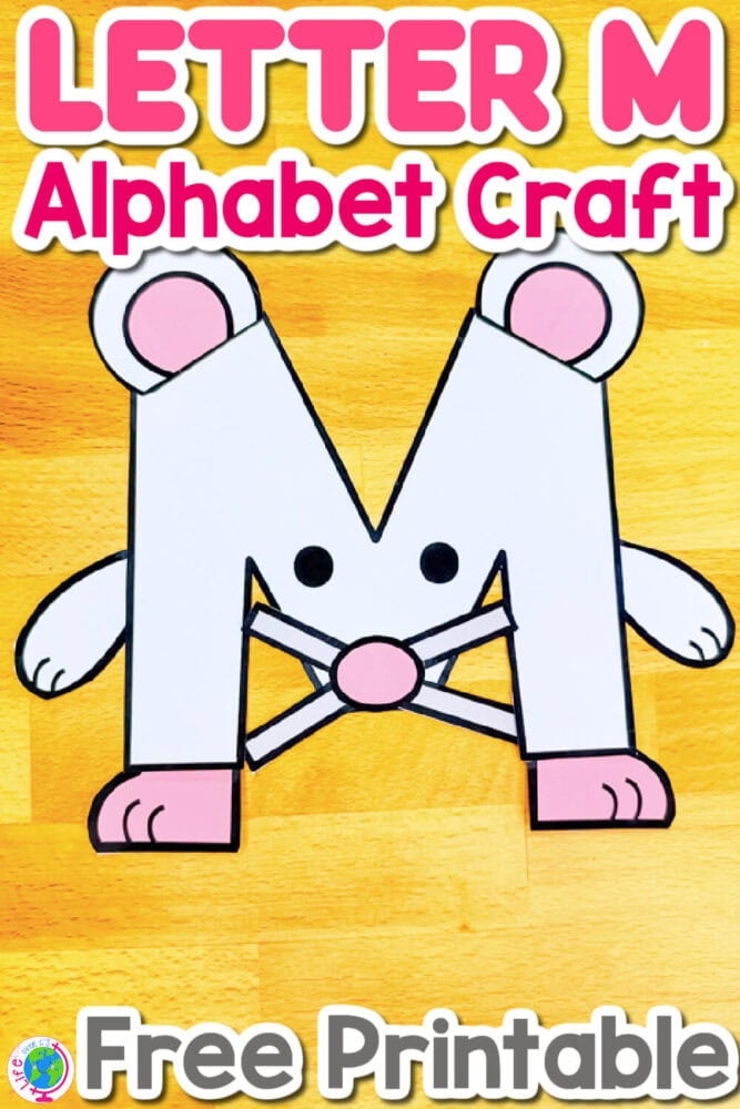 Free Printable Uppercase Letter M Craft Template