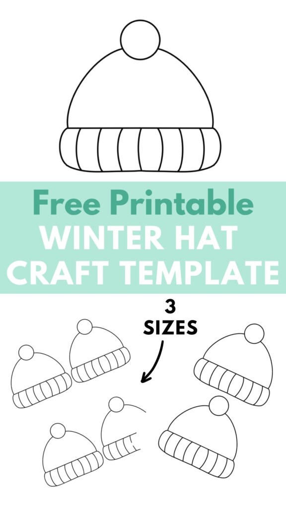 Free Printable Winter Hat Craft Template