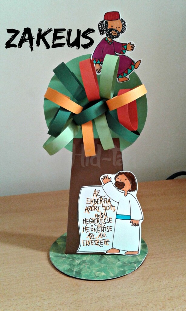 Free Printable Zacchaeus Craft