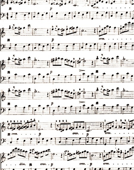 Freebie Printable Music Sheet Scrap Booking
