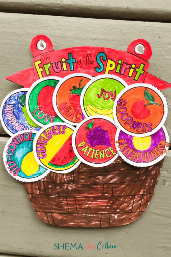 Fruit Of The Spirit Craft FREE Printable Activity