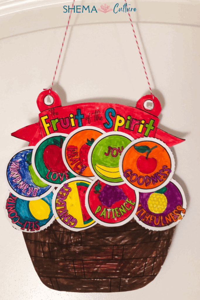 Fruit Of The Spirit Craft FREE Printable Activity