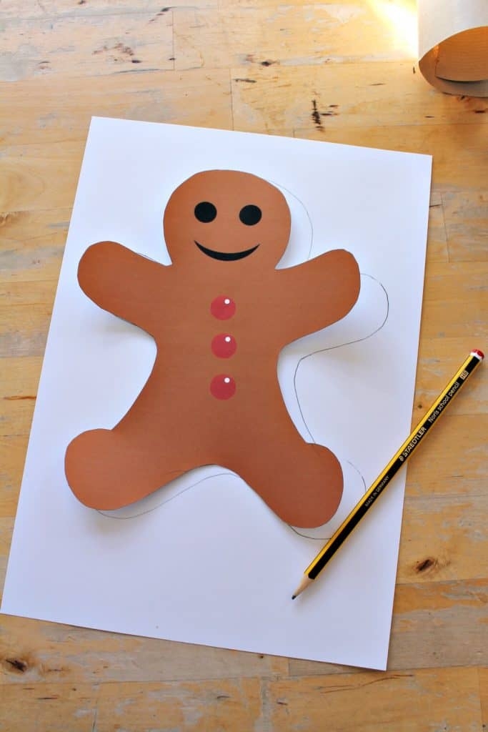 Gingerbread Man Craft Printable