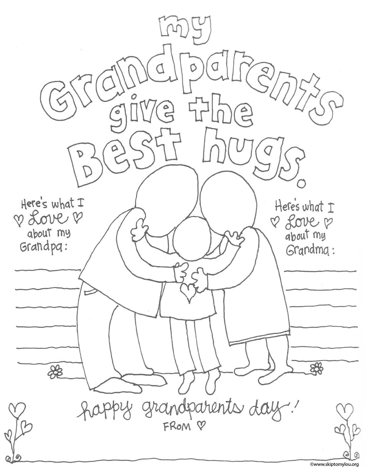 Grandparents Day Crafts Printables Printable Calendars AT A GLANCE