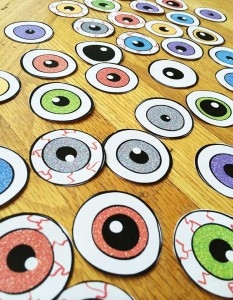 Halloween Eyeball Printable Art And Decor Ideas 100 Directions