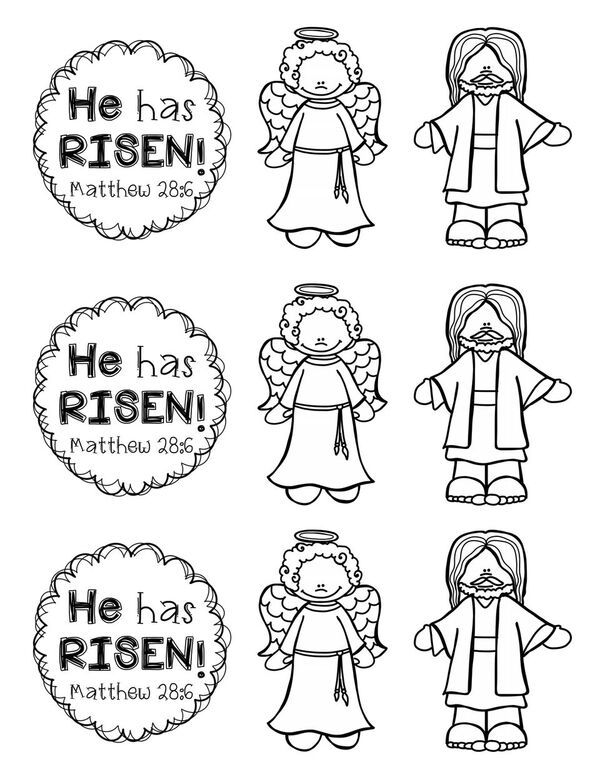 He Is Risen Craft Printable Educational Printable Worksheets