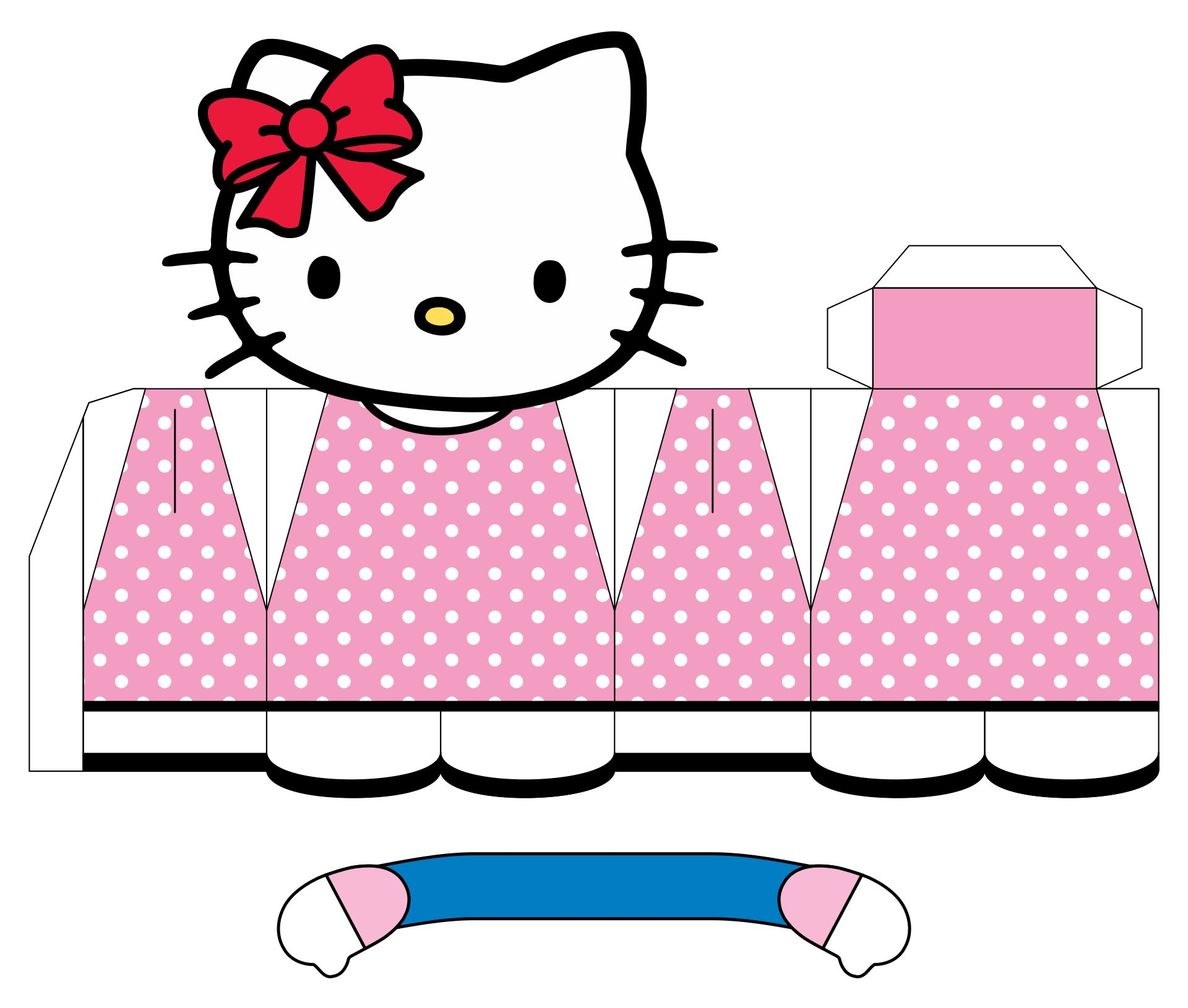Hello Kitty Paper Crafts 10 Free PDF Printables Printablee