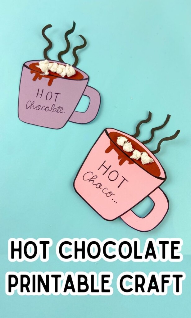 Hot Chocolate Printable Craft For Kids To Make