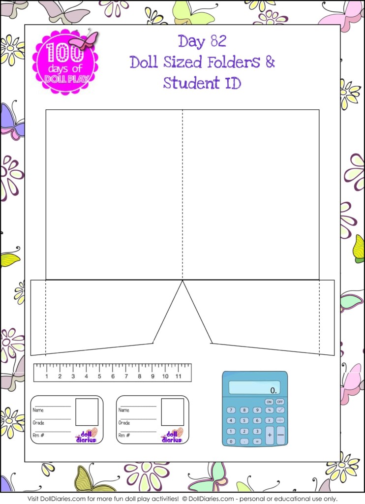 I Love These Little School Supply Printables From Doll Diaries 