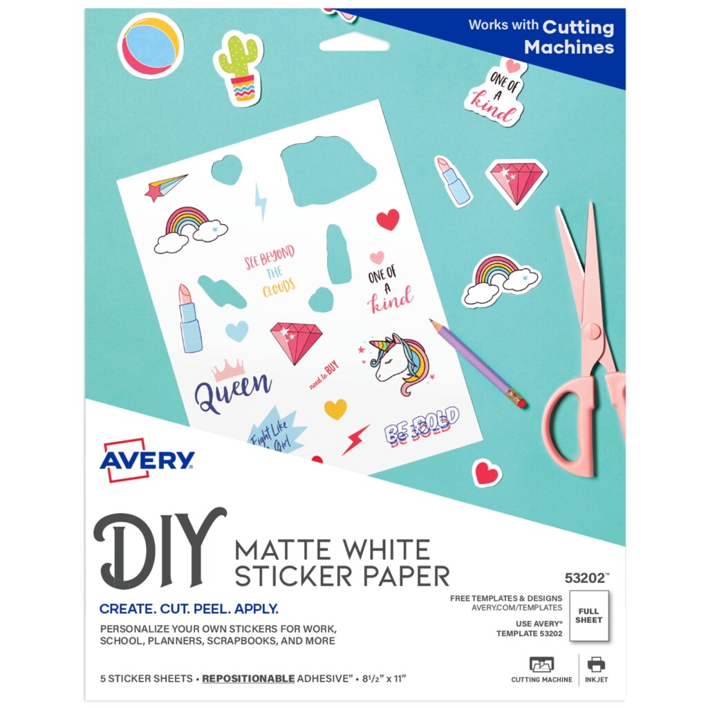 Inkjet Printable Sticker Vinyl TeckWrap Craft Europe Worksheets Library
