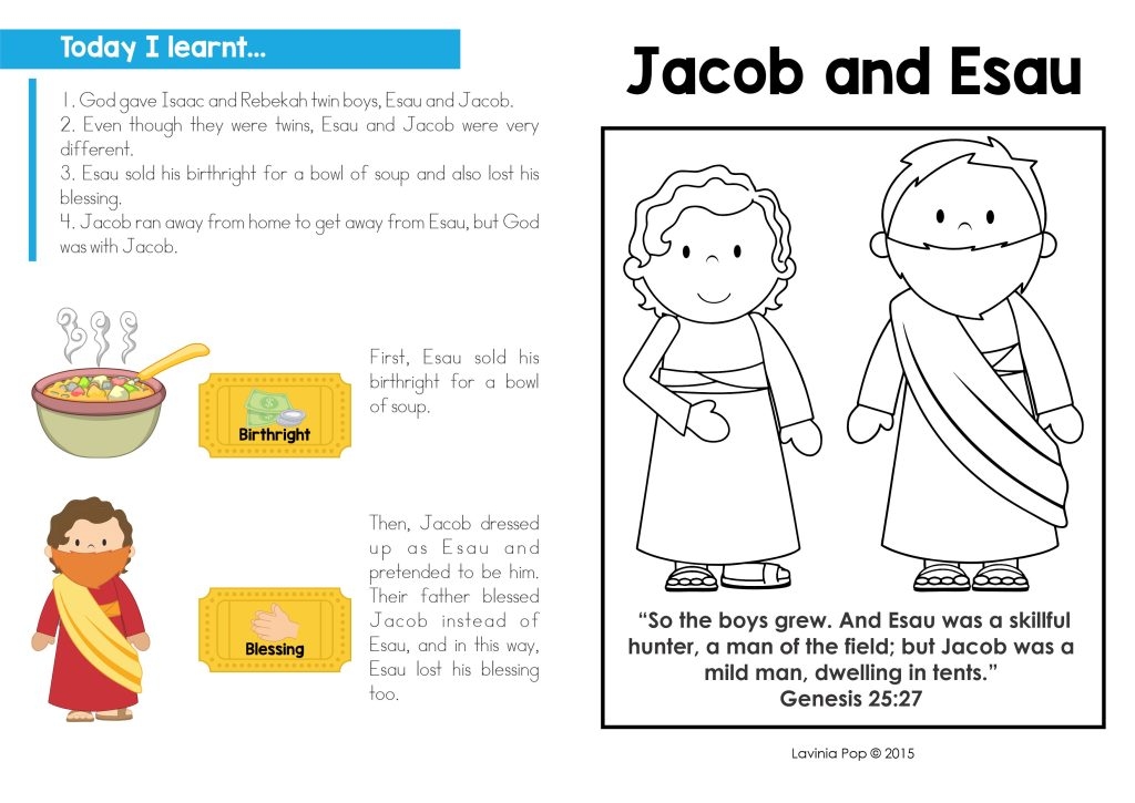 Jacob And Esau Craft