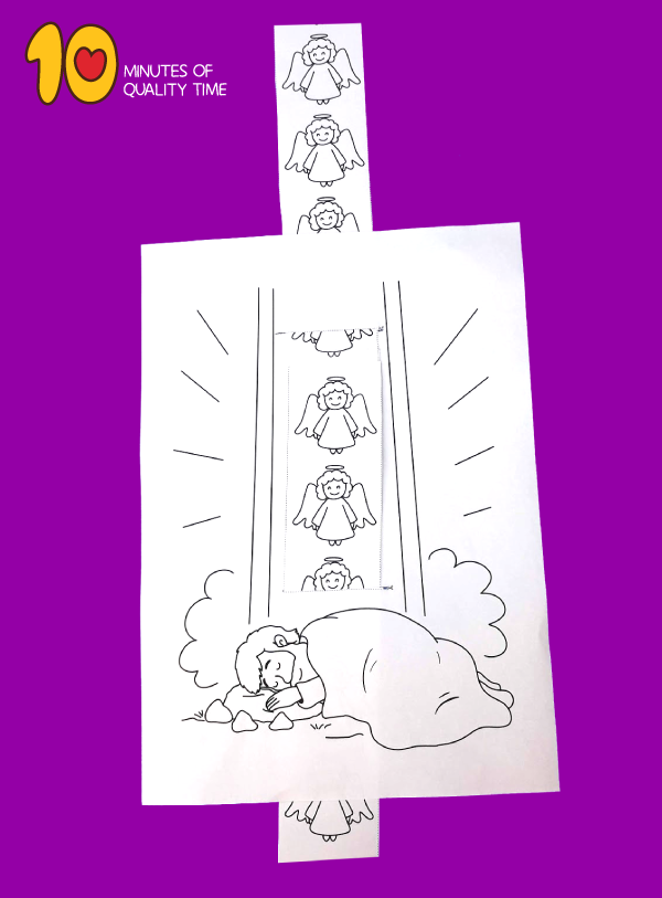 Jacob s Ladder Craft Bible Crafts Bible Crafts For Kids Bible 