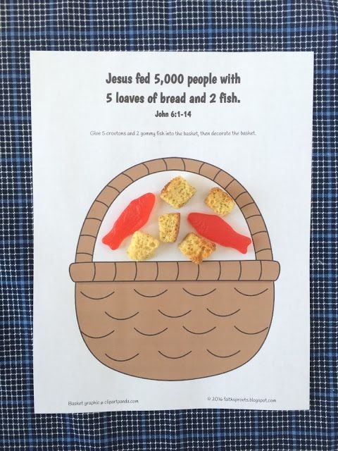 Jesus Feeds 5 000 People Bible Crafts Preschool Toddl Vrogue co
