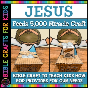 Jesus Feeds 5000 Craft Bible Craft For Jesus Feeding The 5 000 Five