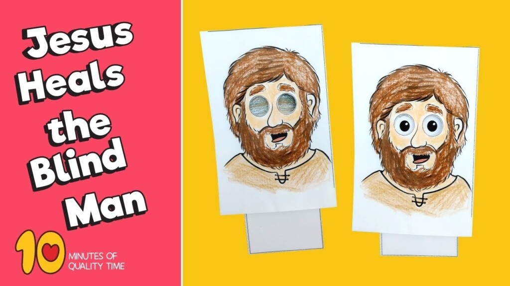 Jesus Heals The Blind Man Craft Sunday School Activity YouTube