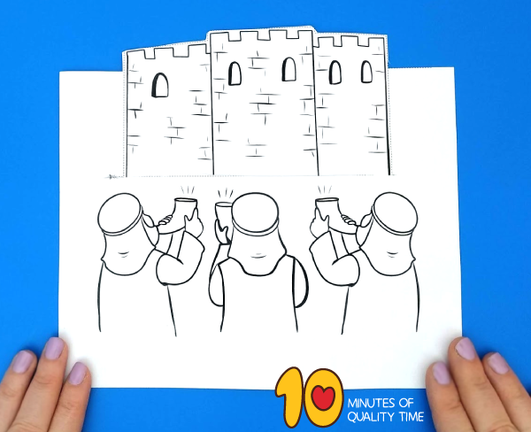 Joshua And The Wall Of Jericho Craft 10 Minutes Of Quality Time