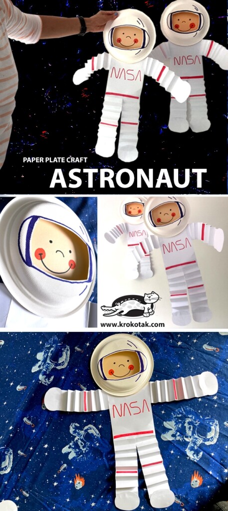 Krokotak ASTRONAUT PAPER PLATE CRAFT