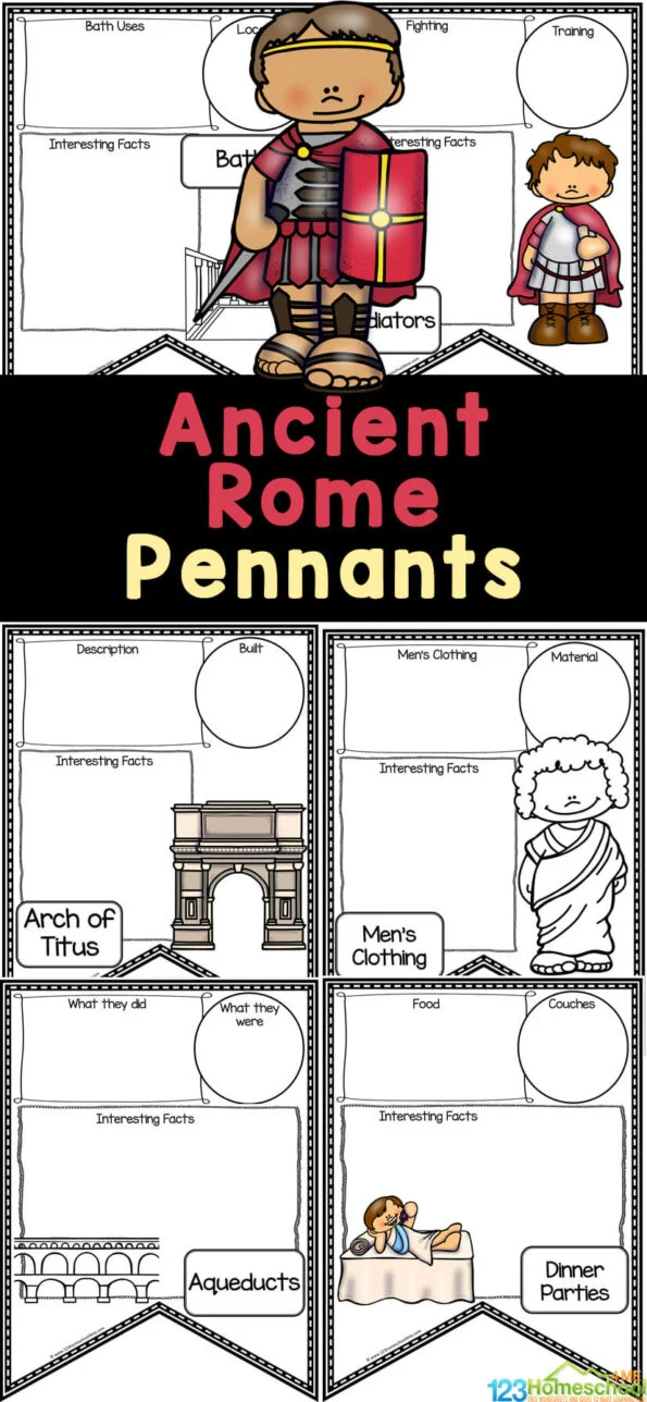 Learn About The Ancient Roman Civilization With These Free Printable