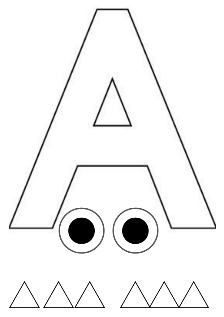 Letter A Alligator Craft Printable Template Printable Templates