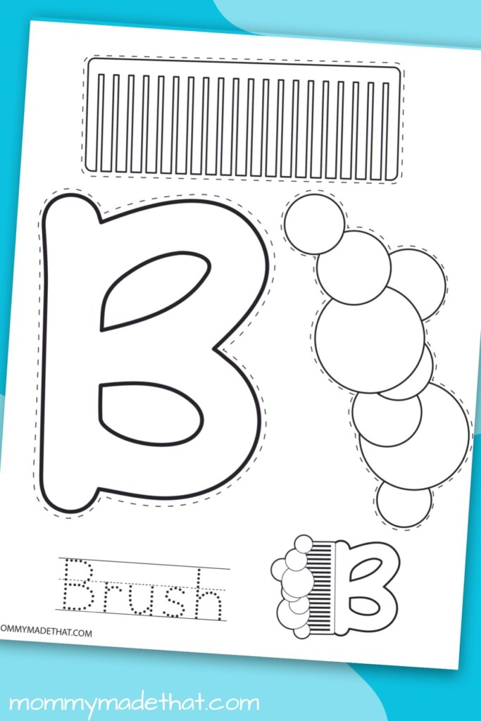 Letter B Craft Free Printable Free Printable Templates