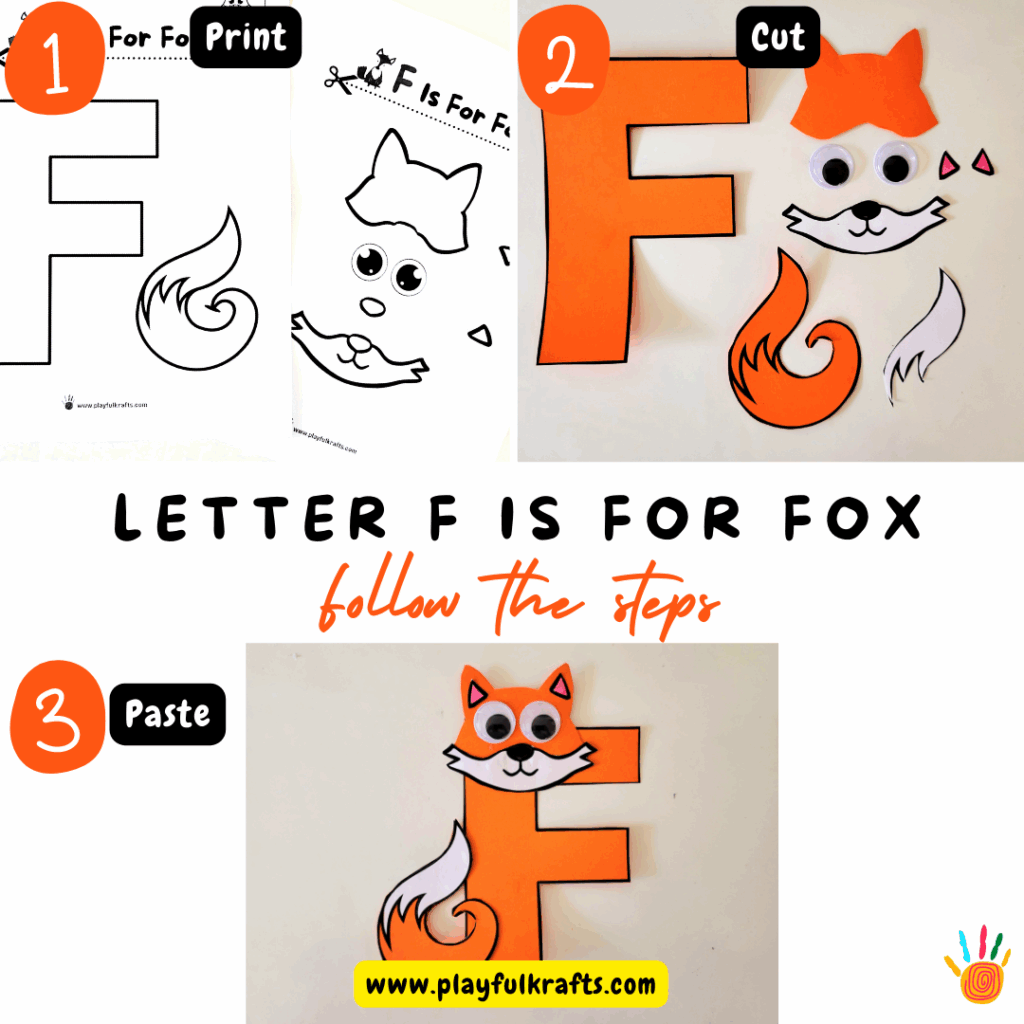 Letter F Crafts For Preschoolers Free Printable Playful Krafts