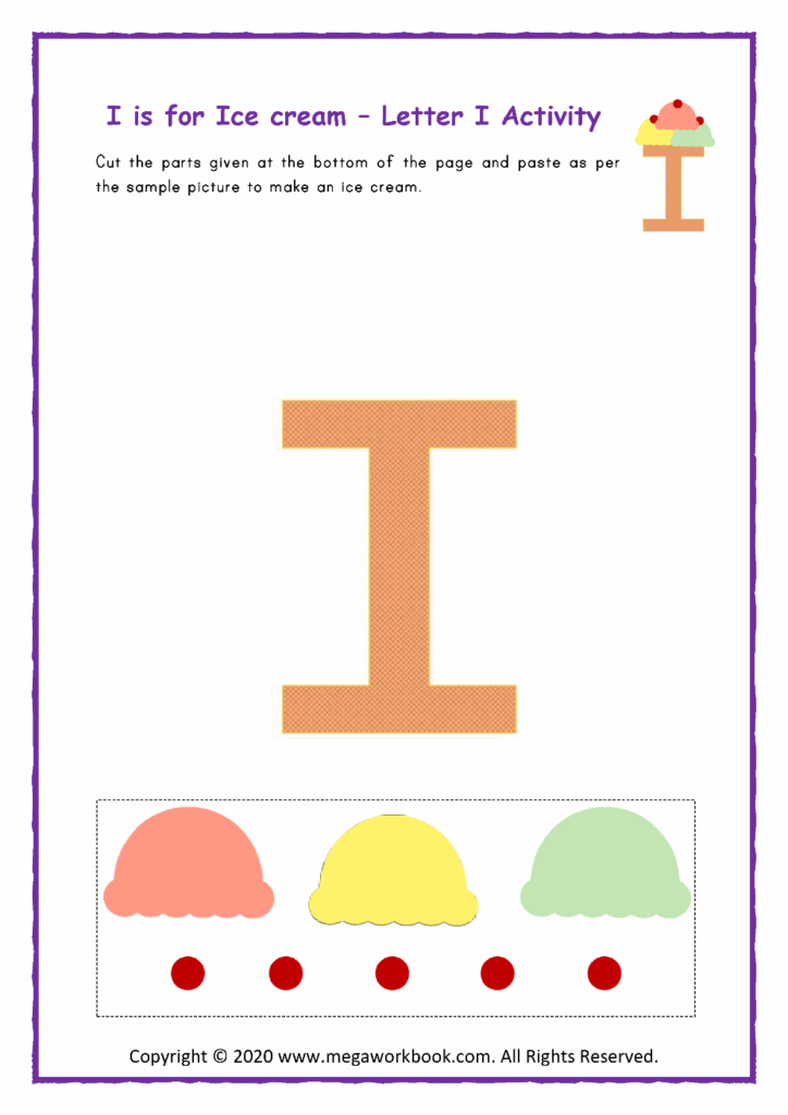 Letter I Worksheets Letter I Crafts Letter I Activities For 