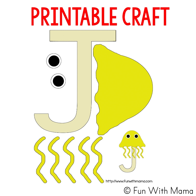 Letter J Activities For Preschool Kindergarten Pack Fun With Mama