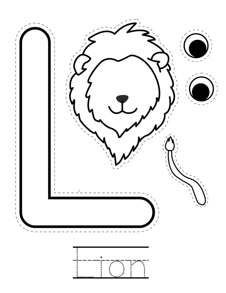 Letter L Craft Lion Activity Homeschooling Preschool