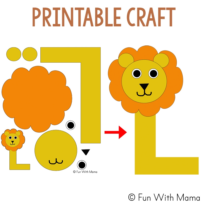 Letter L Worksheets Words Fun With Mama