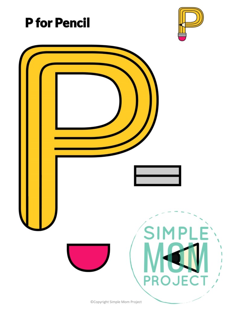 Letter P Craft Printable