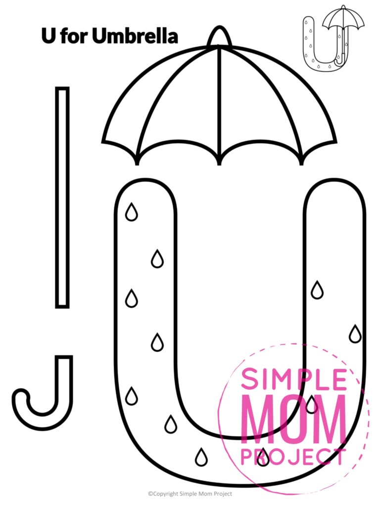 Letter U Craft Printable