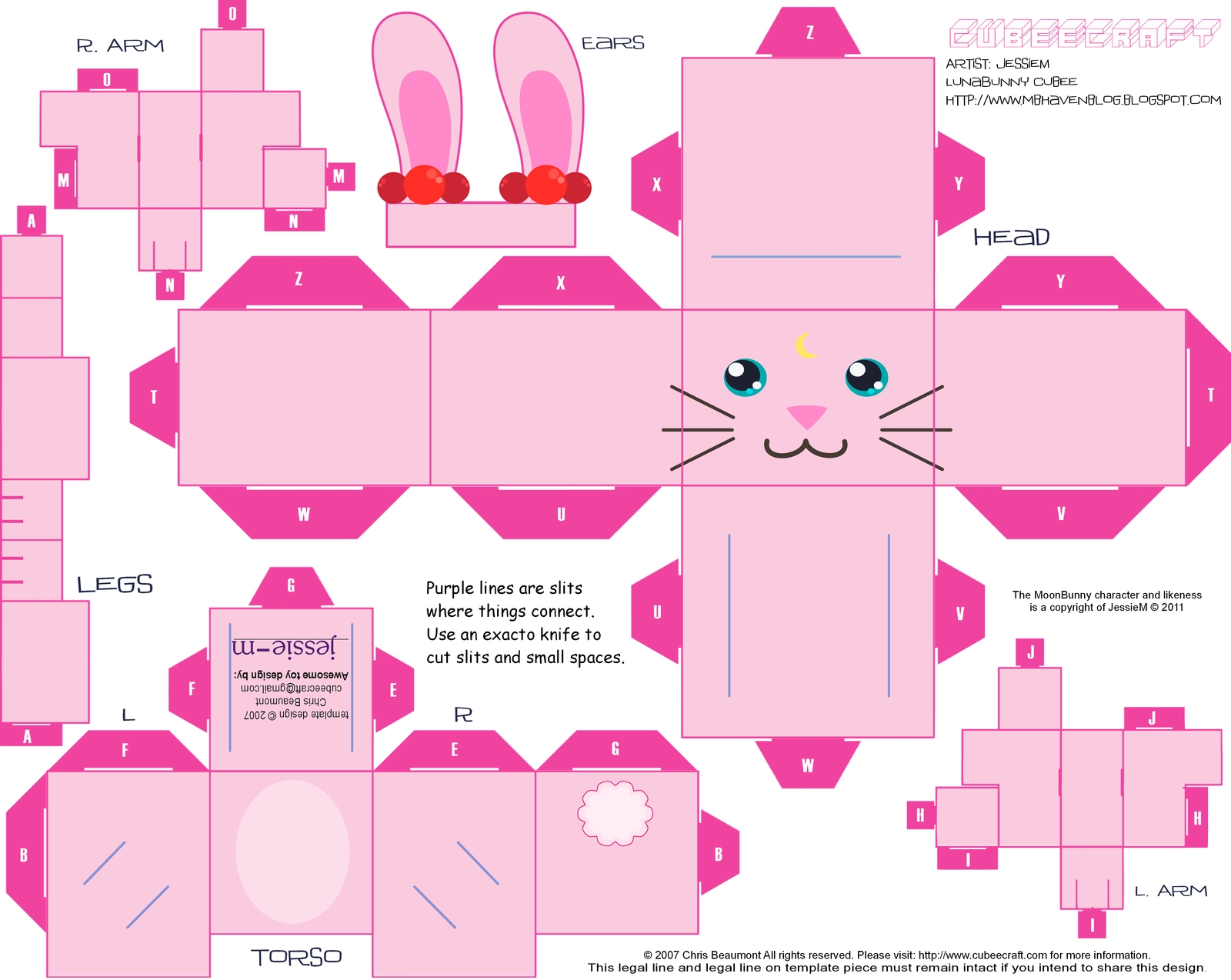 Luna Bunny Cubee How To Fold An Origami Rabbit Computer Art And