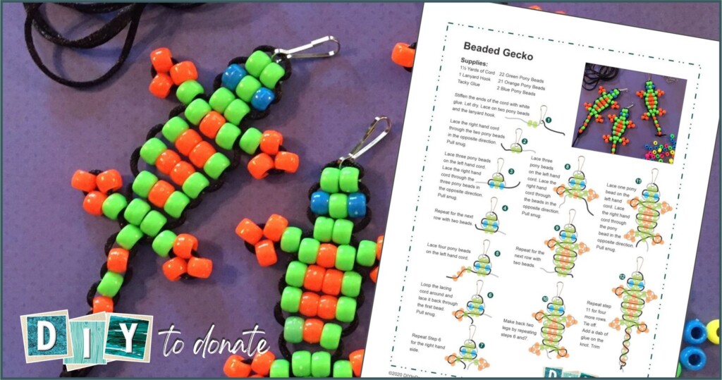 Make Beaded Geckos To Donate It 39 s Fun And Easy DIYToDonate