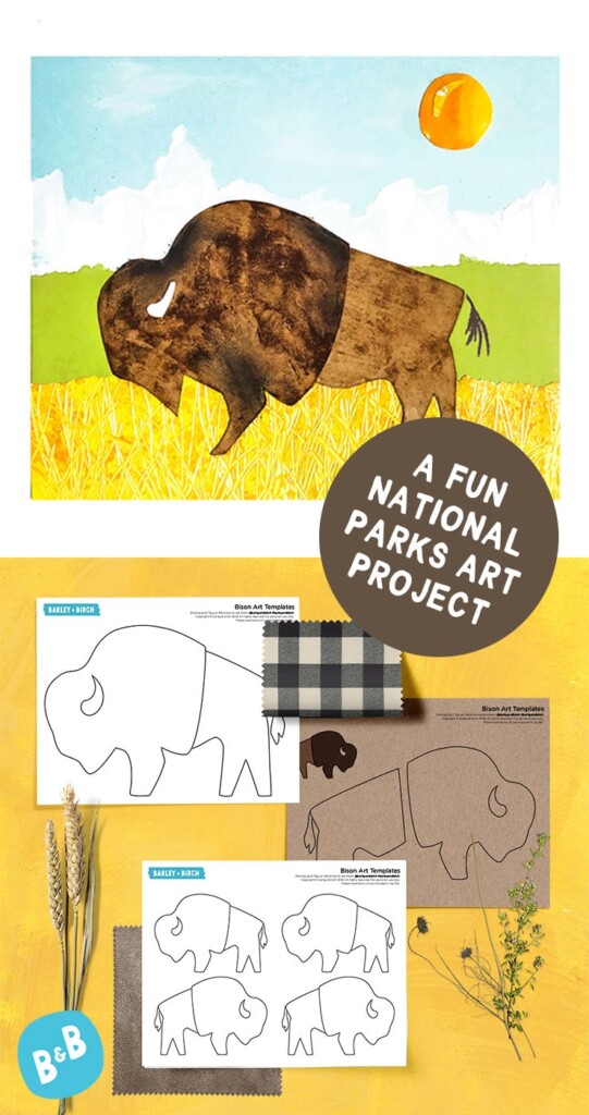 Make Bison Art With Kids Using Coffee Grounds In 2024 Elementary 