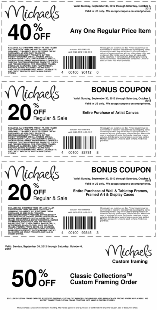 Michael Arts And Crafts Coupons Printable Printable Word Searches