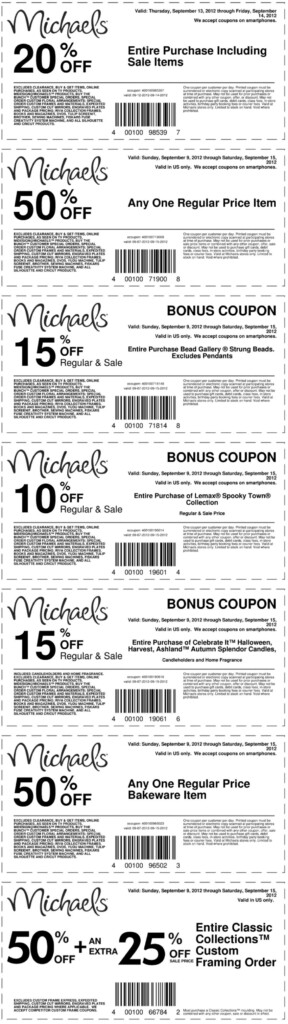 Michaels Arts And Crafts Coupons Printable Printable Word Searches