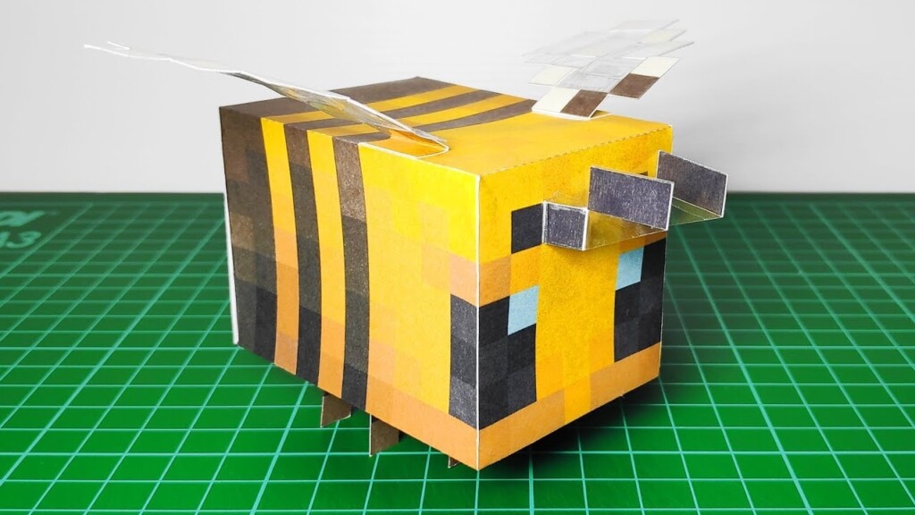 Minecraft Bee Template Printable
